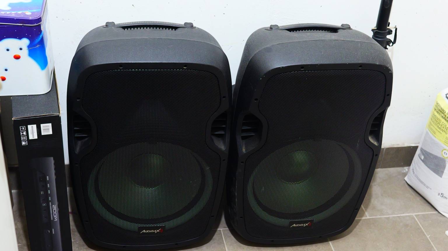 Audibax Party 215 Led Set 2 Altavoces 15 en el setup de otrestres